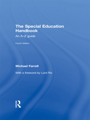 cover image of The Special Education Handbook